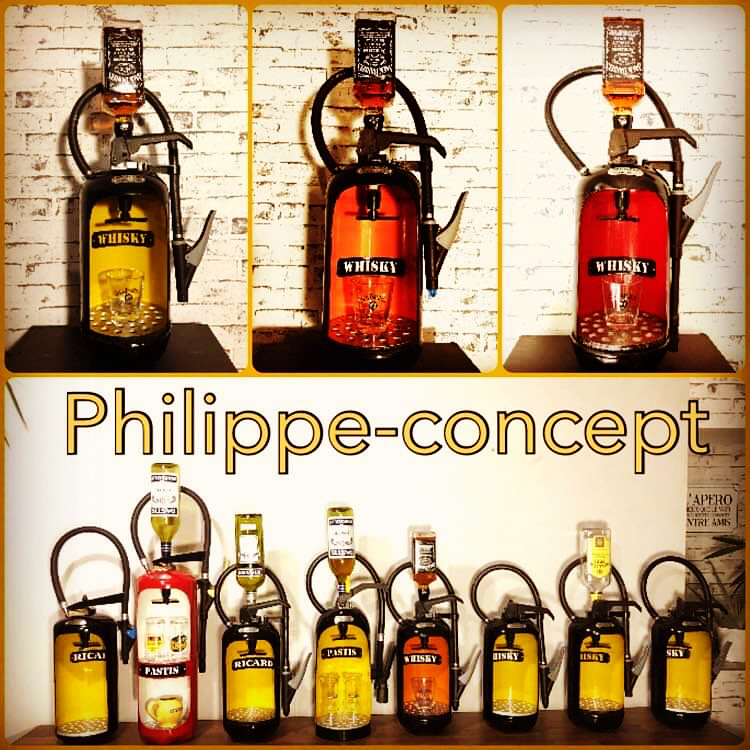 Mini-bar extincteur – Philippe-Concept